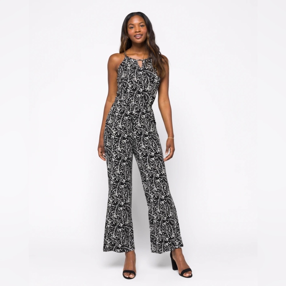 [Goldray] Lowrey Floral Knit Jumpsuit